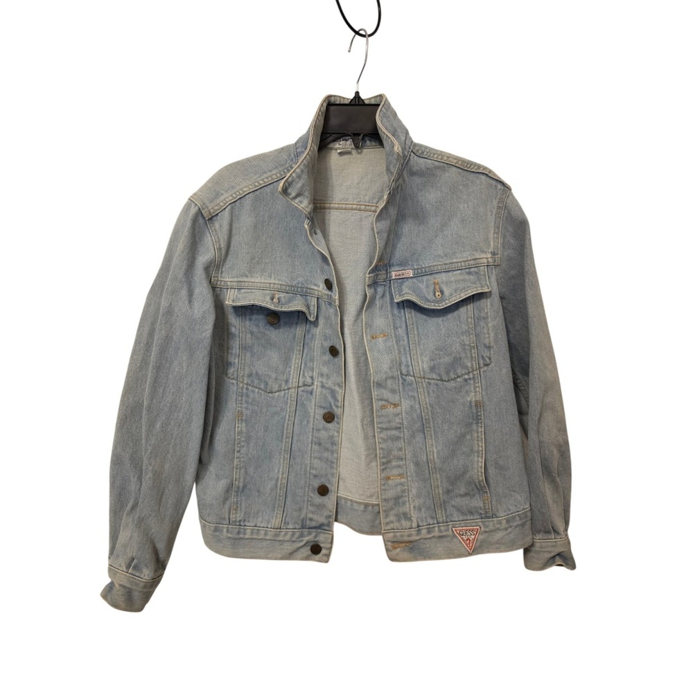 Vintage Georges Marciano for Guess Denim Trucker Jacket — Size S Classic 80-90s